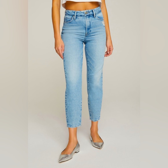 Good American - Good Mom Jeans - Blue586 - Picture 1 of 3